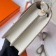 Hermes Roulis Evercolor Ck10 Creamy White Light Gold Hardware Ghw 18cm Full Handmade