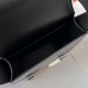 Hermes Geta Chevre Ck89 Black Silver Hardware Phw 20cm Full Handmade