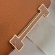 Hermes Geta Chevre Ck37 Golden Brown Gold Hardware Ghw 20cm Full Handmade