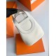 Hermes New In-the-loop Picotin Togo i2 Creamy white Gold Hardware 18cm Full Handmade