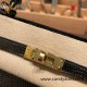 Hermes Kelly 25cm sellier Lizard 89 /Black (Noir) Gold Hardware Full Handmade 006