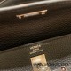 Hermes Kelly 25cm togo 89 /Black Gold Hardware Full Handmade 019