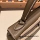 Hermes Kelly 25cm togo 18 /Étoupe Grey Silver Hardware Full Handmade 021