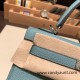 Hermes Kelly 25cm togo 7G / Ciel Silver Hardware Full Handmade 024