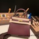 Hermes Kelly 25cm togo 57 /Bordeaux Gold Hardware Full Handmade 033