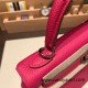 Hermes Kelly 25cm togo 0D/ Rose Mexico Silver Hardware Full Handmade 036