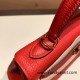 Hermes Kelly 25cm togo S3/Rouge Cœur Gold Hardware Full Handmade 040