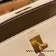 Hermes Kelly 25cm swift I2/ Nata Gold Hardware Full Handmade 046