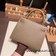 Hermes Kelly 25cm sellier swift Q1 /Sauge Gold Hardware Full Handmade 049