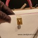 Hermes Kelly 25cm sellier swift 10 /Craie & 8W/ Rose Azalee Gold Hardware Full Handmade 050