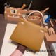 Hermes Kelly 25cm sellier Epsom touch U8 /Bronze Dore & P1 /Rose Eglantine Gold Hardware Full Handmade 053