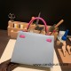 Hermes Kelly 25cm sellier Epsom touch J7 /Blue Lin& 9I/ Magnolia Gold Hardware Full Handmade 057