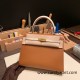 Hermes Kelly 25cm sellier Epsom touch 37/Gold& 10 /Craie Gold Hardware Full Handmade 059