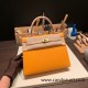 Hermes Kelly 25cm sellier Epsom touch 9H/Soleil & P1 /Rose Eglantine Gold Hardware Full Handmade 061