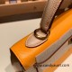 Hermes Kelly 25cm sellier Epsom touch 9H/Soleil & P1 /Rose Eglantine Gold Hardware Full Handmade 061