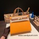 Hermes Kelly 25cm sellier Epsom touch 9H/ Soleil & 37 /Gold Gold Hardware Full Handmade 062