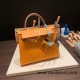 Hermes Kelly 25cm sellier Epsom touch 9H/ Soleil & 37 /Gold Gold Hardware Full Handmade 062