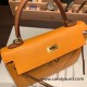 Hermes Kelly 25cm sellier Epsom touch 9H/ Soleil & 37 /Gold Gold Hardware Full Handmade 062