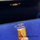 Hermes Kelly 25cm sellier Epsom touch 7T /Blue Electric & 7F /Blue Paon Gold Hardware Full Handmade 063