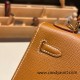 Hermes Kelly 25cm sellier Epsom 37/Gold Gold Hardware Full Handmade 065