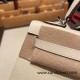 Hermes Kelly 25cm sellier Epsom I2 /Nata Silver Hardware Full Handmade 069