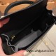 Hermes Kelly 25cm sellier Epsom 89 /Black (Noir) Gold Hardware Full Handmade 070