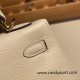 Hermes Kelly 25cm sellier Epsom I2 /Nata Gold Hardware Full Handmade 076