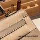 Hermes Kelly 25cm sellier Epsom S2 /Trench Gold Hardware Full Handmade 079