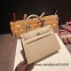 Hermes Kelly 25cm sellier Epsom S2/Trench Silver Hardware Full Handmade 080