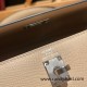 Hermes Kelly 25cm sellier Epsom S2/Trench Silver Hardware Full Handmade 080