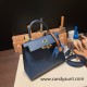 Hermes Kelly 25cm sellier Epsom S4 /Deep Blue Gold Hardware Full Handmade 082