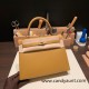 Hermes Kelly 25cm sellier Epsom 2S /Sesame Gold Hardware Full Handmade 088