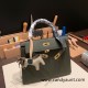 Hermes Kelly 25cm sellier Epsom C6 /Vert Gris Gold Hardware Full Handmade 091