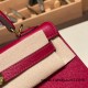 Hermes Kelly 25cm sellier Epsom B5 /Ruby Gold Hardware Full Handmade 093