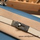 Hermes Kelly 25cm sellier Epsom 75/Blue Jean & 10 /Craie Silver Hardware Full Handmade 096