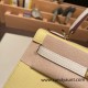 Hermes Kelly 25cm sellier Epsom 1Z/ Jaune Poussin & 10 /Craie Gold Hardware Full Handmade 097