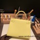 Hermes Kelly 25cm sellier Epsom 9R/Lime Gold Hardware Full Handmade 100