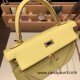 Hermes Kelly 25cm sellier Epsom 9R/Lime Gold Hardware Full Handmade 100