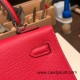 Hermes Kelly 25cm sellier Epsom S3/Rouge Cœur & I6 /Rose Extreme & B3 /Blue Zanzibar  112