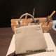 Hermes Kelly 25cm togo 81 / Gris Tourterelle Silver Hardware Full Handmade 118