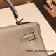 Hermes Kelly 25cm togo 81 / Gris Tourterelle Rosegold Hardware Full Handmade 119