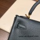 Hermes Kelly 25cm togo 6O /Vert Cypres Gold Hardware Full Handmade 124