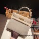 Hermes Kelly 28CM togo 8F /Etain SilverHardware  FullHandmade 001