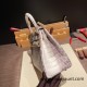 Hermes Kelly 28CM CrocodileHimalaya 28Kelly SilverHardware  FullHandmade 003