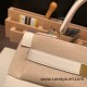 Hermes Kelly 28CM Epsom 10 /Craie GoldHardware    FullHandmade 015