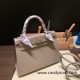 Hermes Kelly 28CM Epsom M8/Gris Asphalt  SilverHardware  FullHandmade 025