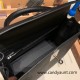 Hermes Kelly 28CM Epsom 89 /Black (Noir) SilverHardware  FullHandmade 026