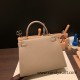 Hermes Kelly 28CM Epsom 18 /Étoupe Grey GoldHardware  FullHandmade 028