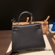 Hermes Kelly 28CM togo 89 /Black (Noir) GoldHardware  FullHandmade 036