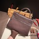 Hermes Kelly 32cm lakis Barenia Silver Hardware 46/Ebene Full Handmade